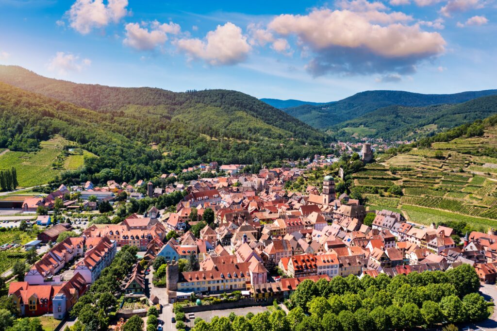 Kaysersberg,In,Alsace,,One,Of,The,Most,Beautiful,Villages,Of