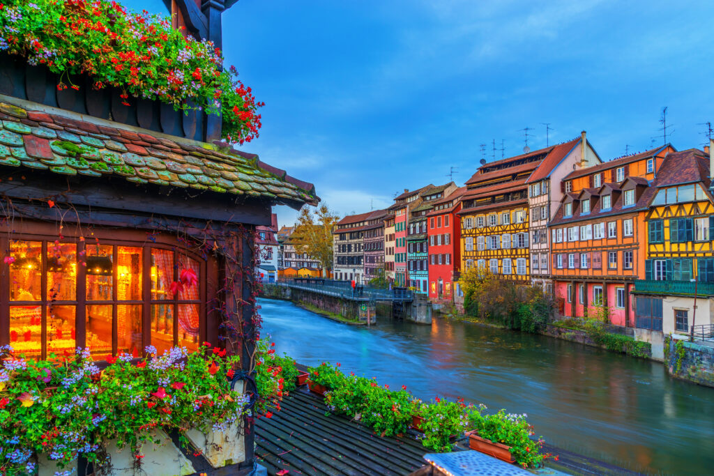 Strasbourg,Alsace,France.,Traditional,Half,Timbered,Houses,Of,Petite,France.