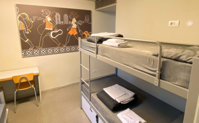 young-austria-staedtereisen-barcelona-es-barcelona_youth-hostel-pere-tarres_mehrbettzimmer